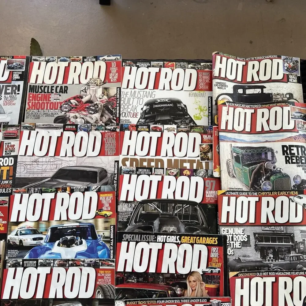 42 HOT ROD MAGAZINE From YEARs 2009-2016 Not Complete Various Months